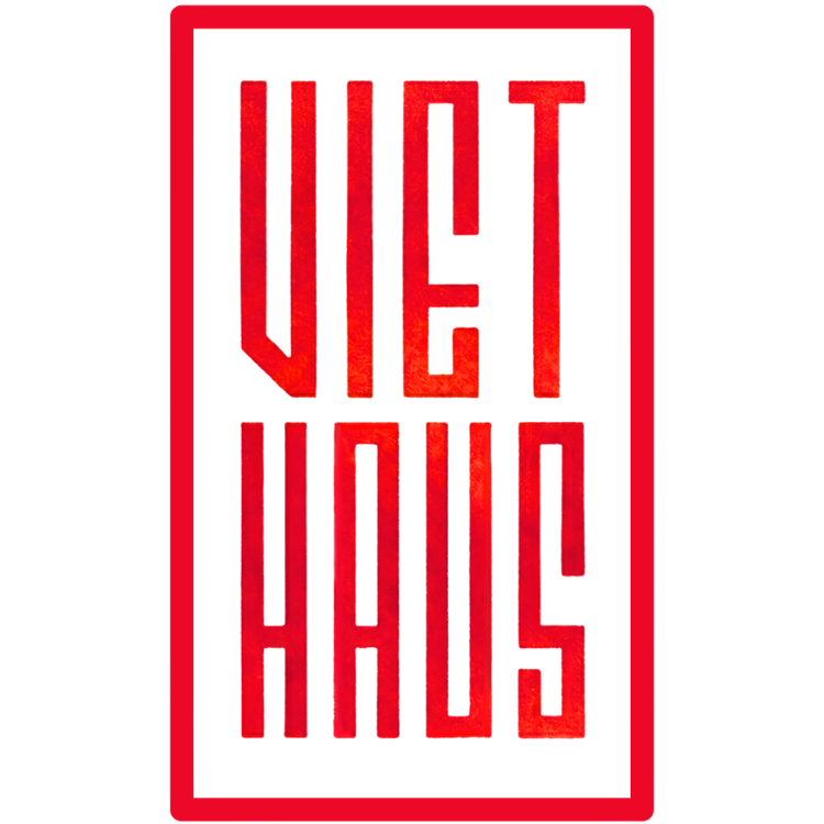 Red 'VIET HAUS' logo on a white background