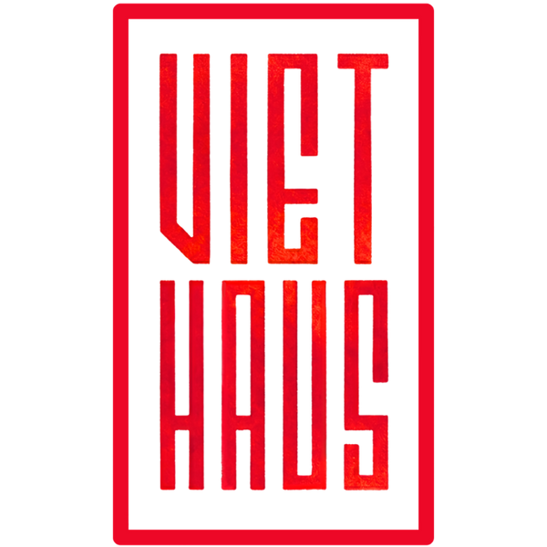 Red 'VIET HAUS' logo on a white background