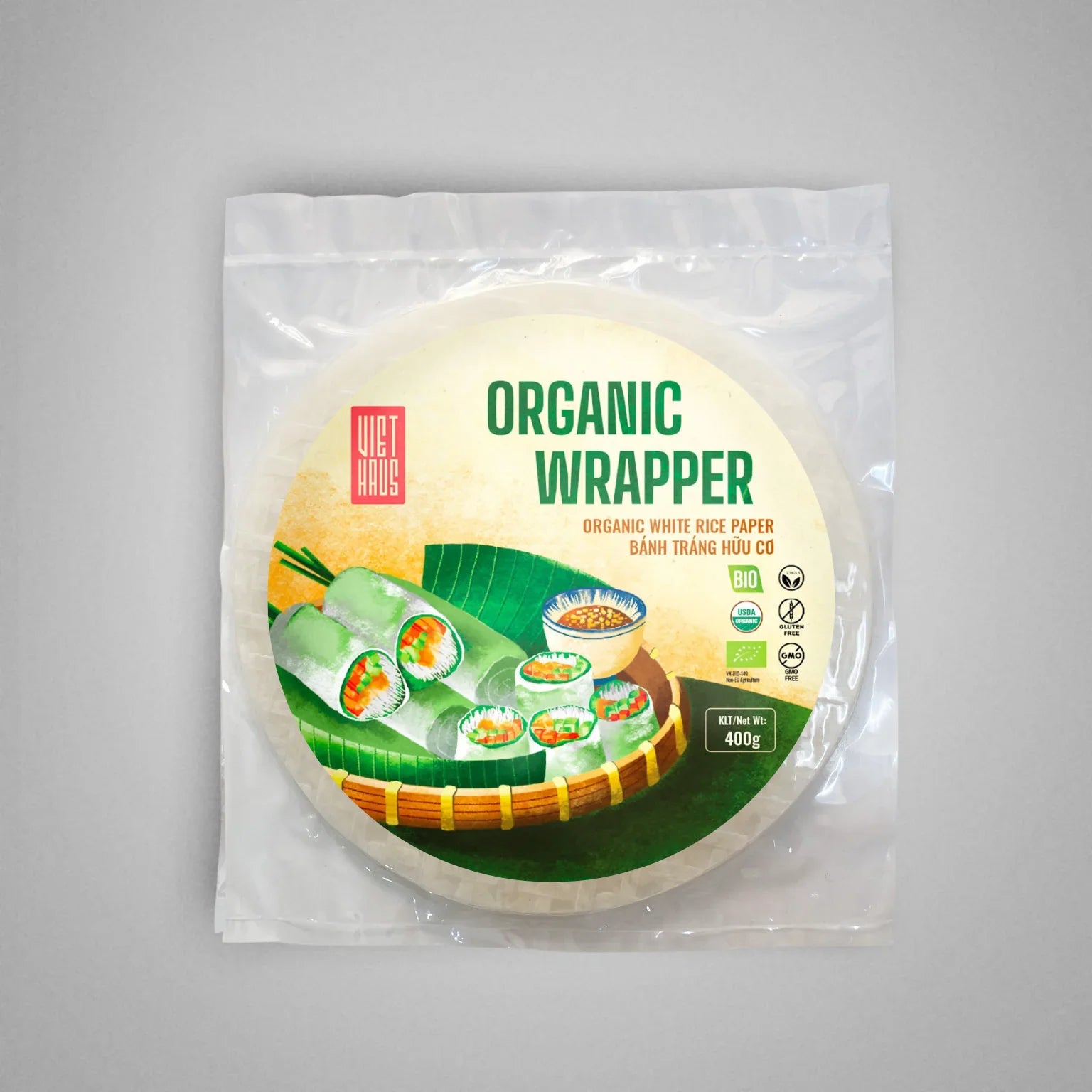 Viet Haus Organic White Rice Paper