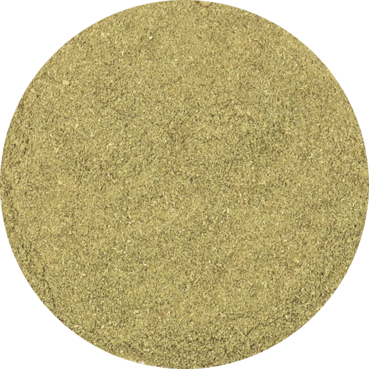 Dried whole leaf organic Gotu Kola from Vietnam, kept green and intact for tea and herbal use